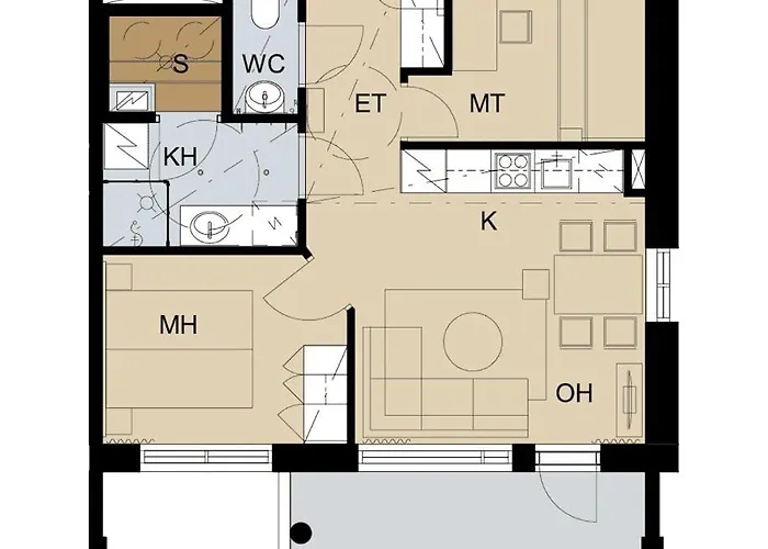 Апартаменты Rukahillchalet1 In - Out Рука